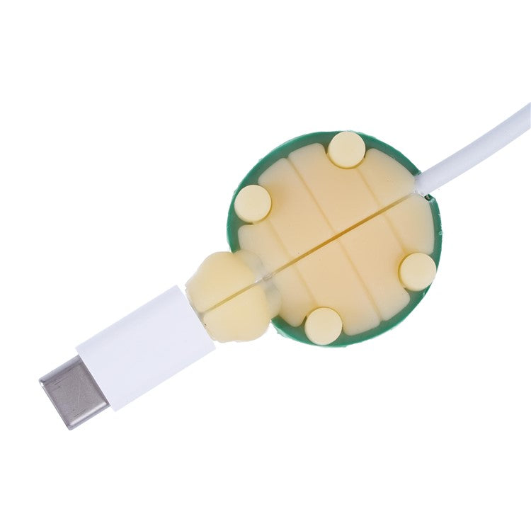 Cute Insect Pattern Charging Cord Protector USB Data Wire Protection Cover - Tortoise