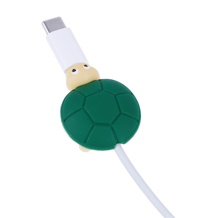 Cute Insect Pattern Charging Cord Protector USB Data Wire Protection Cover - Tortoise