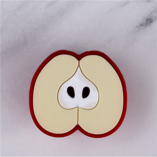Cute Fruit Pattern Charging Cord Protector USB Data Wire Protection Cover - Apple