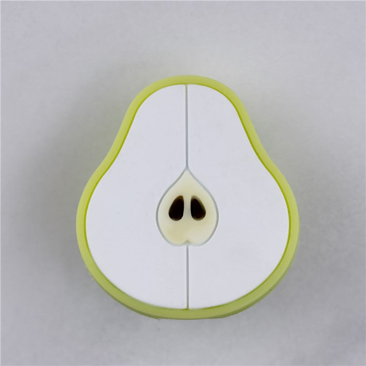 Cute Fruit Pattern Charging Cord Protector USB Data Wire Protection Cover - Pear