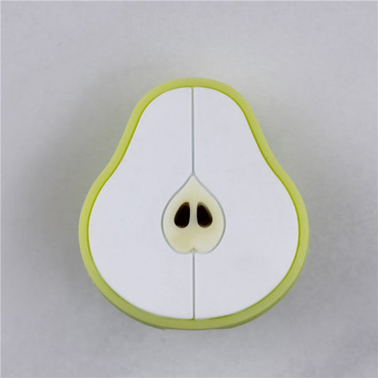 Cute Fruit Pattern Charging Cord Protector USB Data Wire Protection Cover - Pear
