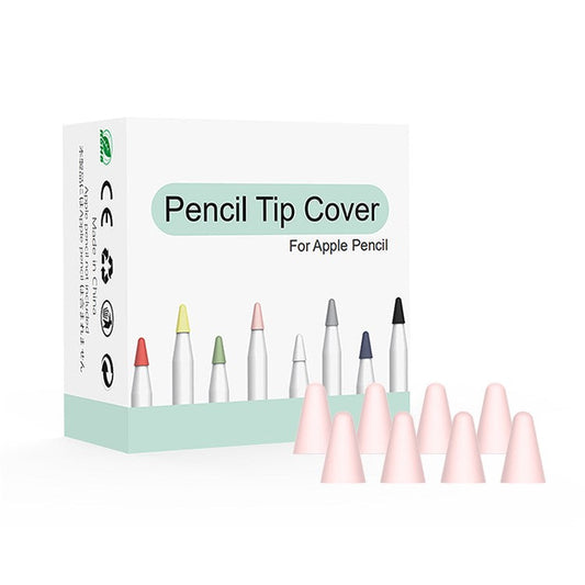 8Pcs Universal Wear Resistant Replacement Pen Nib Cases for Apple Pencil/Pencil (2nd Generation) - Pink