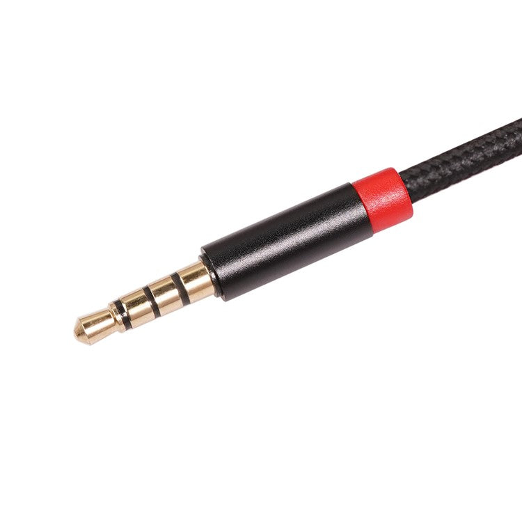 1M 3.5 mm Male to Male 4-Conductor Auxiliary Stereo Aux Cable