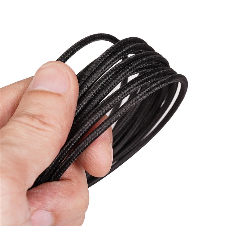 3.0M 3.5 mm Male to Male 4-Conductor Auxiliary Stereo Aux Cable