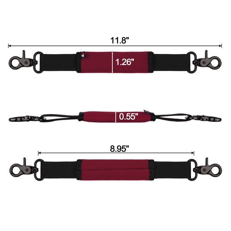 Portable Single Hand-held Lanyard with Hook for JBL Xtreme 1/2 - Red