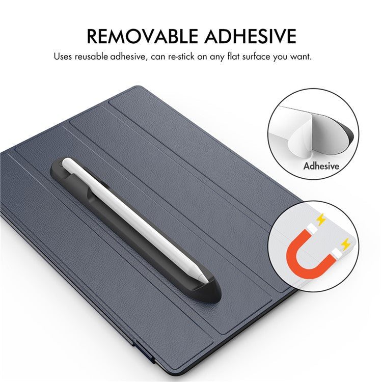 Love Mei Magnetic Liquid Silicone Pencil Case Holder Sticker Apple Pencil Pocket Sleeve for Apple Pencil 1st / 2nd - Black