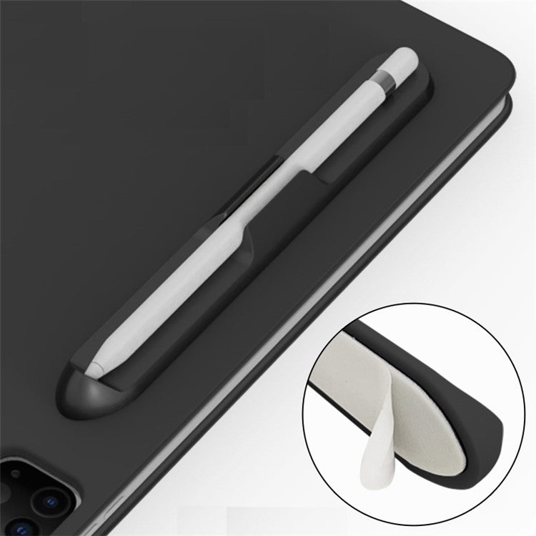 Love Mei Magnetic Liquid Silicone Pencil Case Holder Sticker Apple Pencil Pocket Sleeve for Apple Pencil 1st / 2nd - Black