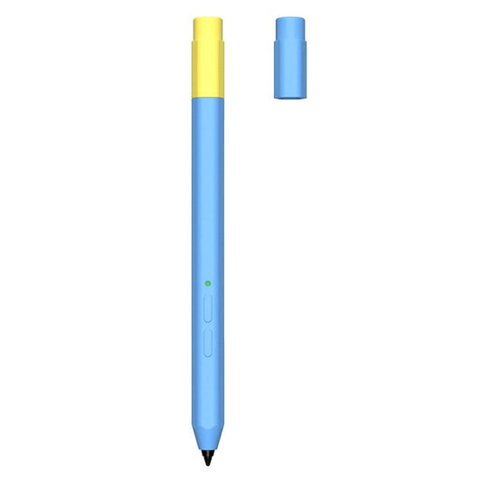 For Lenovo Xiaoxin Stylus Contrast Color Liquid Silicone Protective Pencil Case Wrap Cover Sleeve - Sky Blue