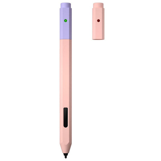 For Microsoft Surface Pen Liquid Silicone Protective Pencil Case Dust Proof Wrap Cover Sleeve - Pink