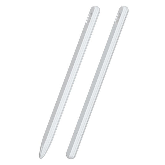 For Apple Pencil Pro / Pencil (2nd Generation) Anti-Slip Liquid Silicone Stylus Pen Sleeve Stylus Pen Cover - White