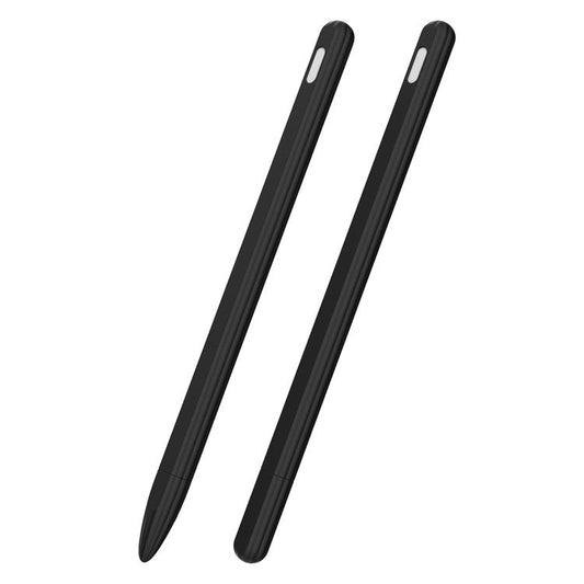 For Apple Pencil Pro / Pencil (2nd Generation) Anti-Slip Liquid Silicone Stylus Pen Sleeve Stylus Pen Cover - Black
