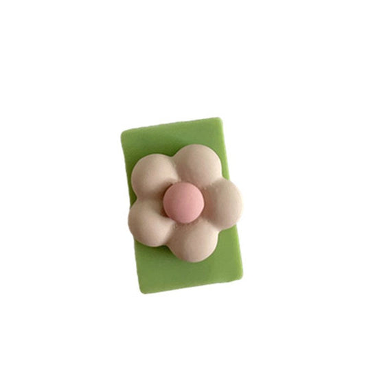 Cute Pattern Charging Cord Protector USB Data Cable Chomper USB Charger Saver for Lightning, Type-C, Micro USB Wires - Khaki Flower