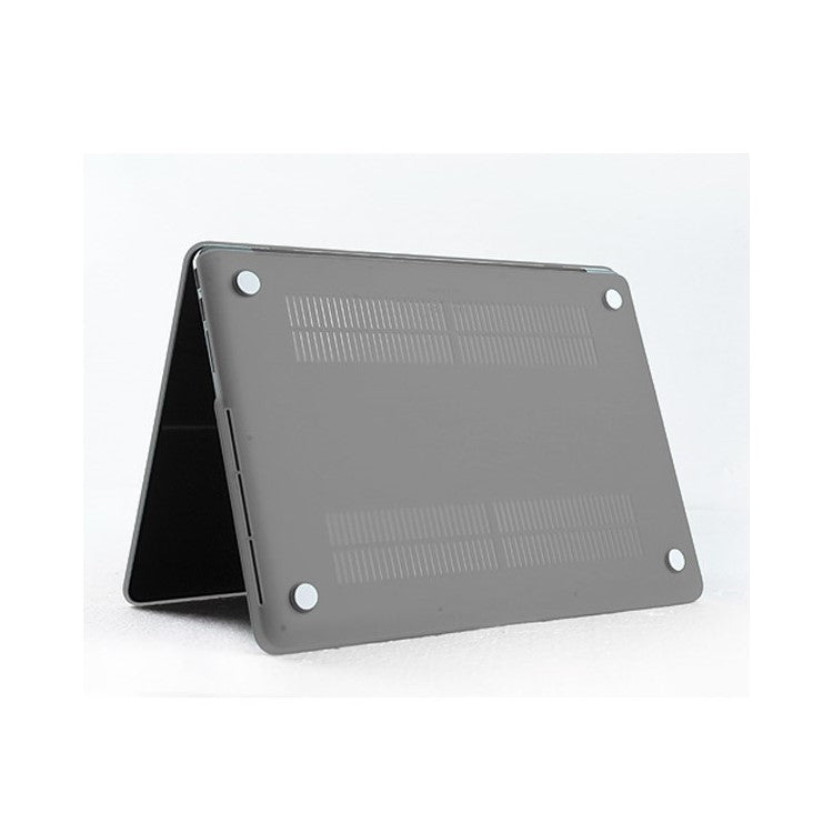 ENKAY HAT PRINCE Matte PC Full Body Case + Keyboard Film + Anti-dust Plugs for MacBook Pro 13.3" Retina A1425 - Grey