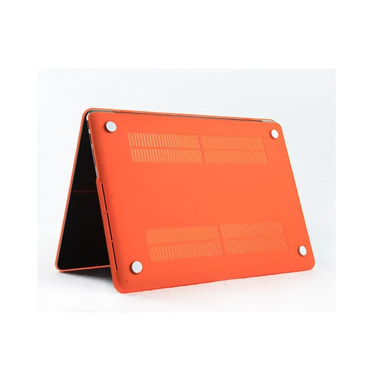 ENKAY HAT PRINCE for MacBook Pro 13.3" Retina A1425 Matte PC Full Body Shell + Keyboard Film + Anti-dust Plugs - Orange