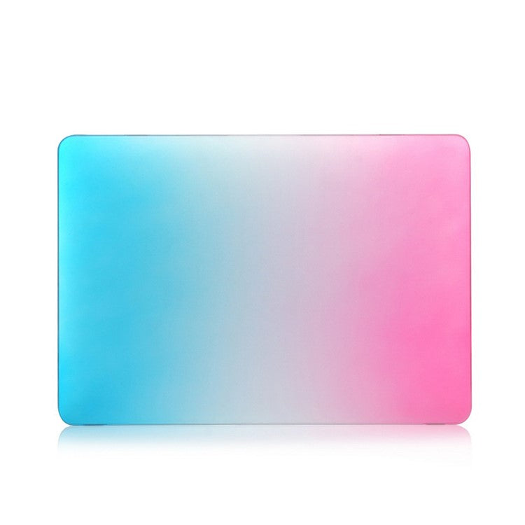 Fashion Rainbow Hard Protective Cover for MacBook 12-inch with Retina Display(2015) - Rose / Blue