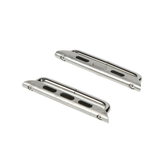 Replacement Metal Band Axle Connector Clasp for Apple Watch Series SE / SE (2022) / 6 / 5 / 4 44mm / Series 3 / 2 / 1 42mm - Silver Color