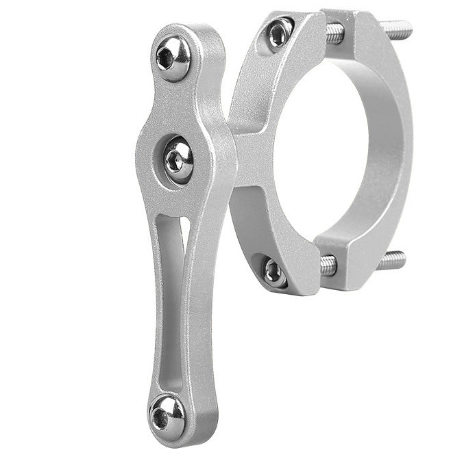 Uniqkart Aluminum Alloy Electric Motorcycle Bumper Water Cup Holder(Silver)