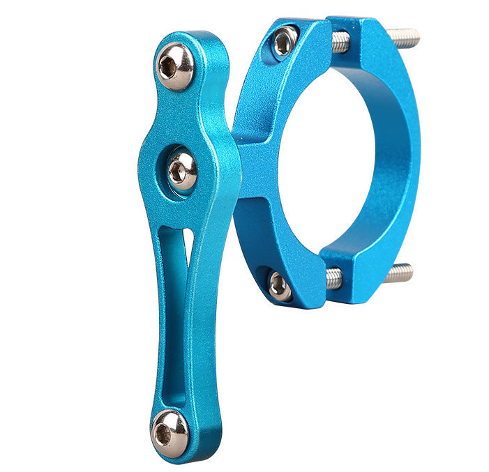 Uniqkart Aluminum Alloy Electric Motorcycle Bumper Water Cup Holder(Blue)