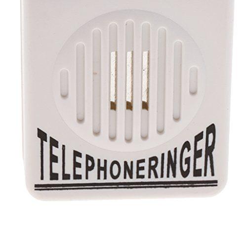 Telephone Ringer Phone Amplifier Ring Speaker Strobe Light Flasher Bell Extra Loud Sound Wall Hanging I4329863579