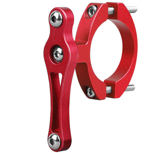 Uniqkart Aluminum Alloy Electric Motorcycle Bumper Water Cup Holder(Red)