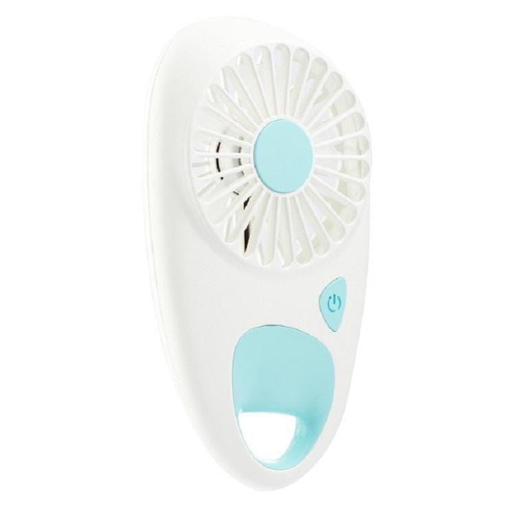 Portable Mini USB Rechargeable Fan Ventilation Air Conditioning Fan For Outdoor Travel (White)
