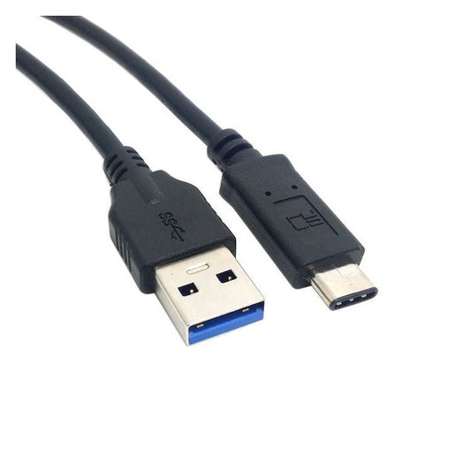 For iPhone 15 Series U3-199 USB 3.0 / 3.1 Type-C Male Connector to Standard-Type A Male Data Cable for Nokia N1 Tablet - Black