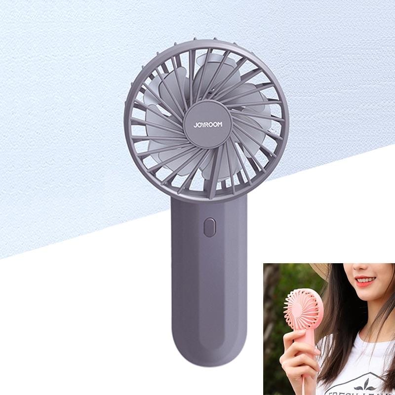 JOYROOM JR-CY287 Whirlwind Series-holding Fan Portable Handheld Mini Electric Fan (Grey)