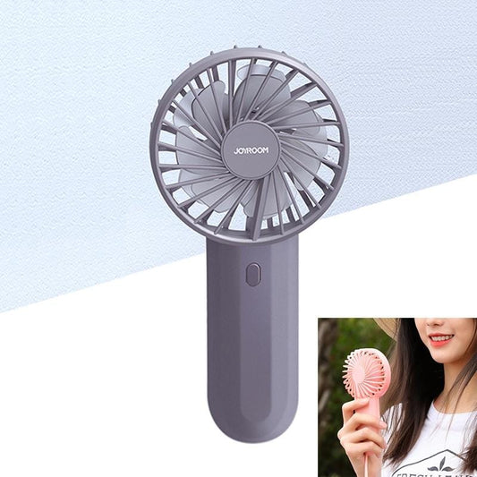 JOYROOM JR-CY287 Whirlwind Series-holding Fan Portable Handheld Mini Electric Fan (Grey)