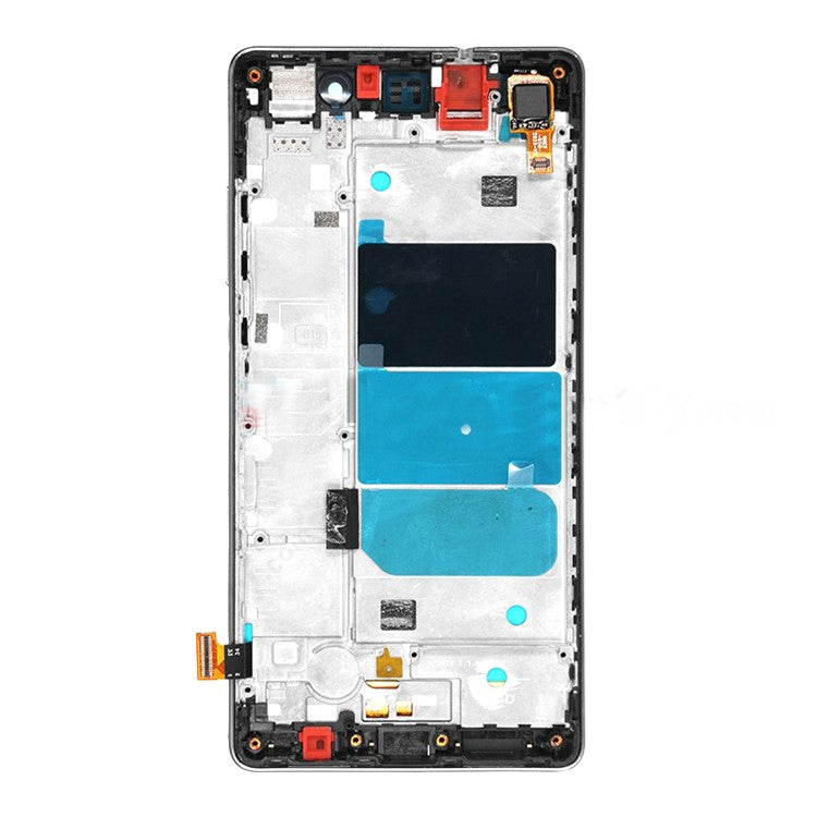 LCD Screen and Digitizer Assembly with Front Housing for Huawei Ascend P8 Lite - Black