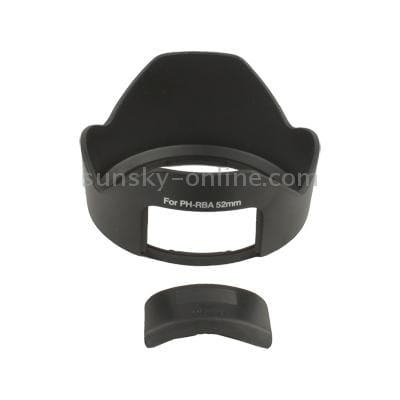 52mm Lens Hood for Pentax PH-RBA (Black)