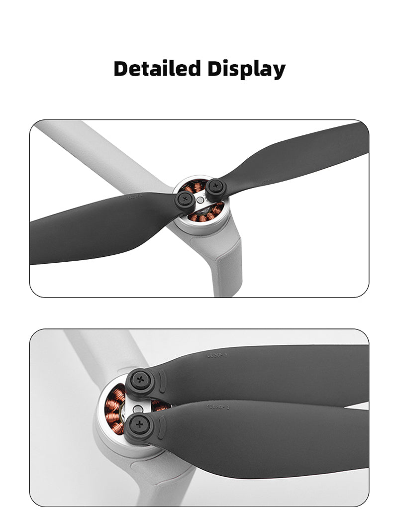 Uniqkart ForBRDRC 2Pair For DJI Mini 4 Pro Propellers RC Drone Spare Blade Replacement Parts