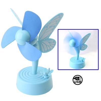 Mini Butterfly Style Fan , Blue (Blue)