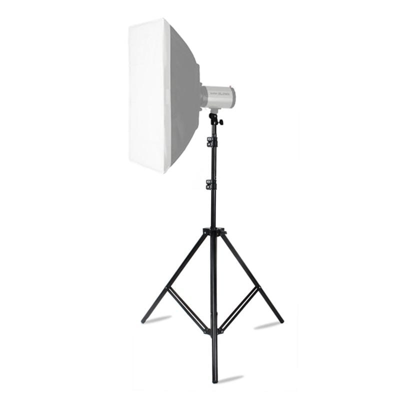 68cm-200cm Height Professional Photography Aluminum Lighting Stand for Studio Flash Light (Black)