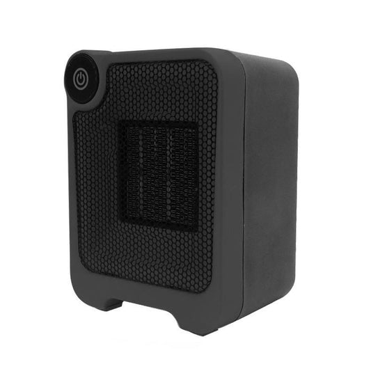 Mini Dormitory Office Desktop Radiator Warmer Electric Heater Warm Air Blower (Black)