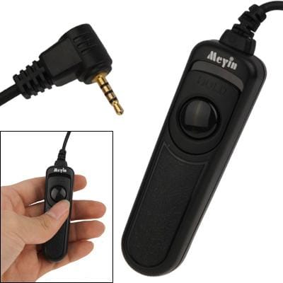 2Meyin RS-801/L1 Remote Switch Shutter Release Cord for Panasonic DMC-FZ100,FZ50,FZ30,FZ20,LC-1,L10,L1,Lc1,G10,G2,G1,Gf1,GH2,G3 / Leica:Diglux3,Diglux2 (Black)