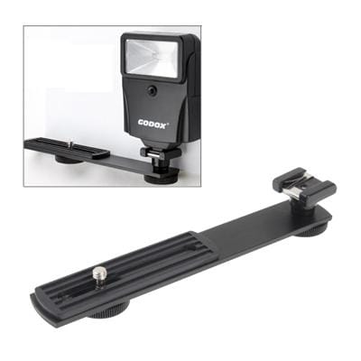 Metal Flash Bracket for DSLR Camera (Black)