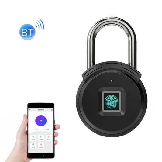 Locker USB Charging Smart Fingerprint Padlock Outdoor Remote Authorization Bluetooth Anti-Theft Lock