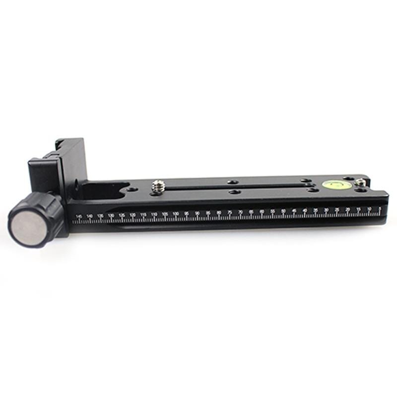 FVR-150 Multi-Purpose 150mm Vertical Nodal Slide Clamp Rail for Fisheyes Lens & Wide-angle Lens, Compatible with Arca Swiss RRS Clamp