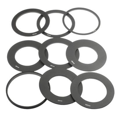 Square Filter Stepping Ring Include a Filter Holder for Square Filter Lens and 8 Square Filter Stepping Rings