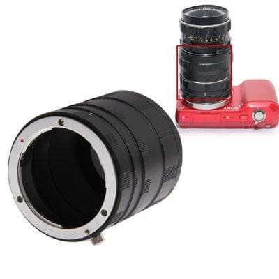 Macro Extension Tube Ring for Sony NEX-5N / NEX-C3 /  NEX-5C /  Nex-7 / NEX-5 / NEX-3 (Black)