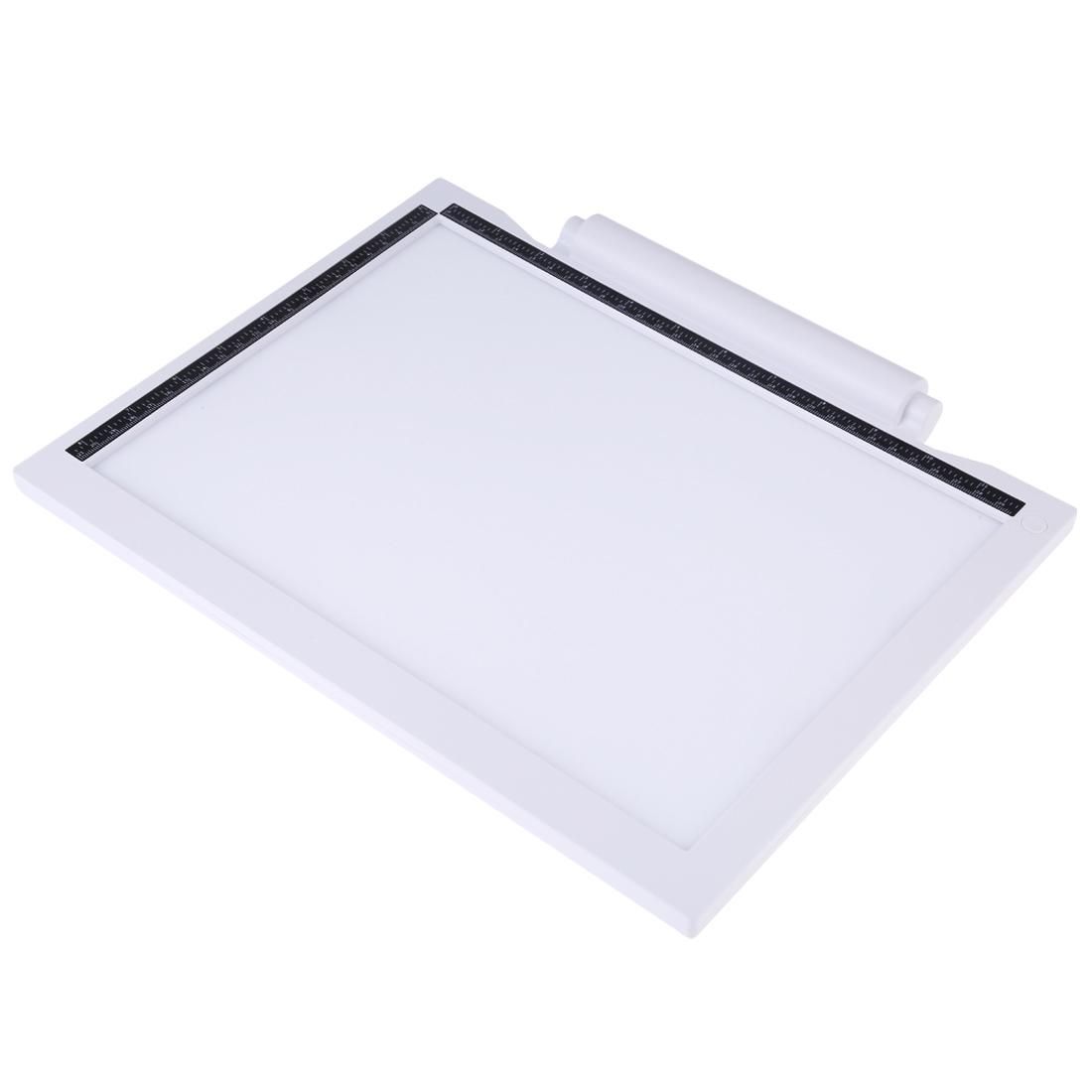 A4-19 6.5W Three Level of Brightness Dimmable A4 LED Drawing Sketchpad Light Pad with USB Cable (White)