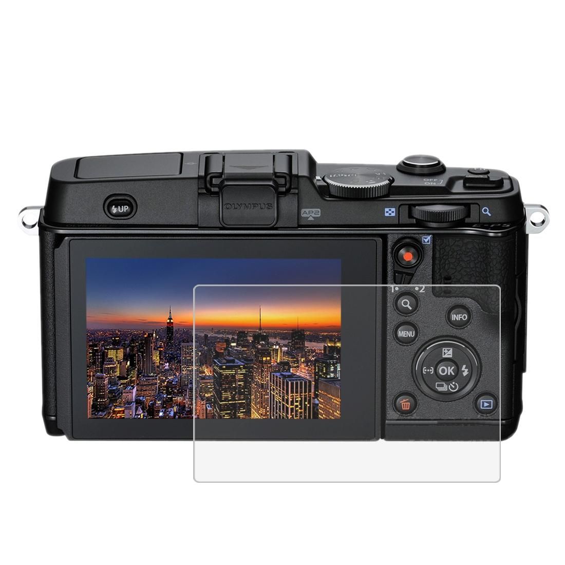 PULUZ 2.5D 9H Tempered Glass Film for Olympus EP5, Compatible with Olympus EM10 / EM10-2 / OM-D EM5 II / OM-D EM-1 / OM-D EM-1 II / OM-D EM-1 III / PEN-F / E-PL7 / E-PL8 / E-PL9