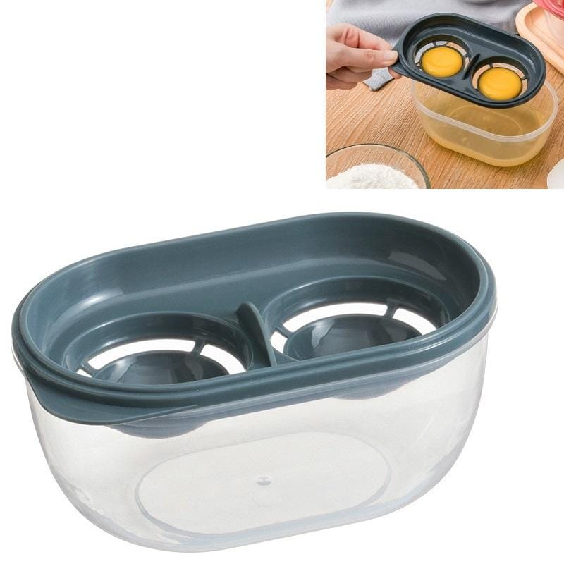 5 PCS Egg White Separator with Storage Box Household Large-Capacity Fast Filtration & Separation Baking Tools (Night Sky Blue)