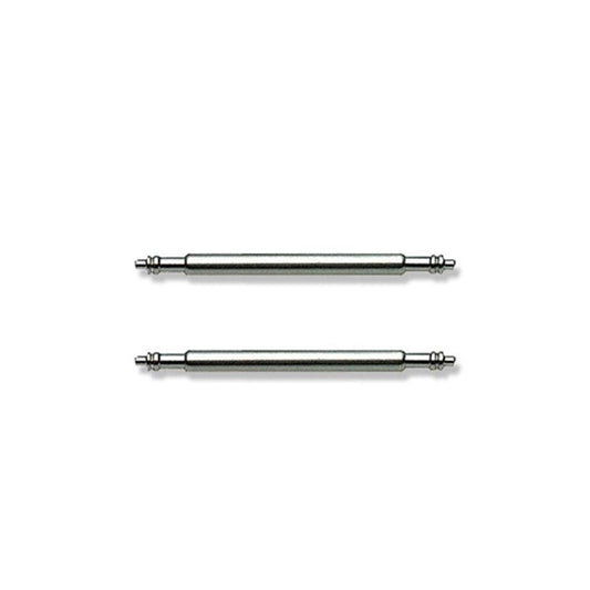 2Pcs 20mm Stainless Steel Watchband Spring Bar Pins