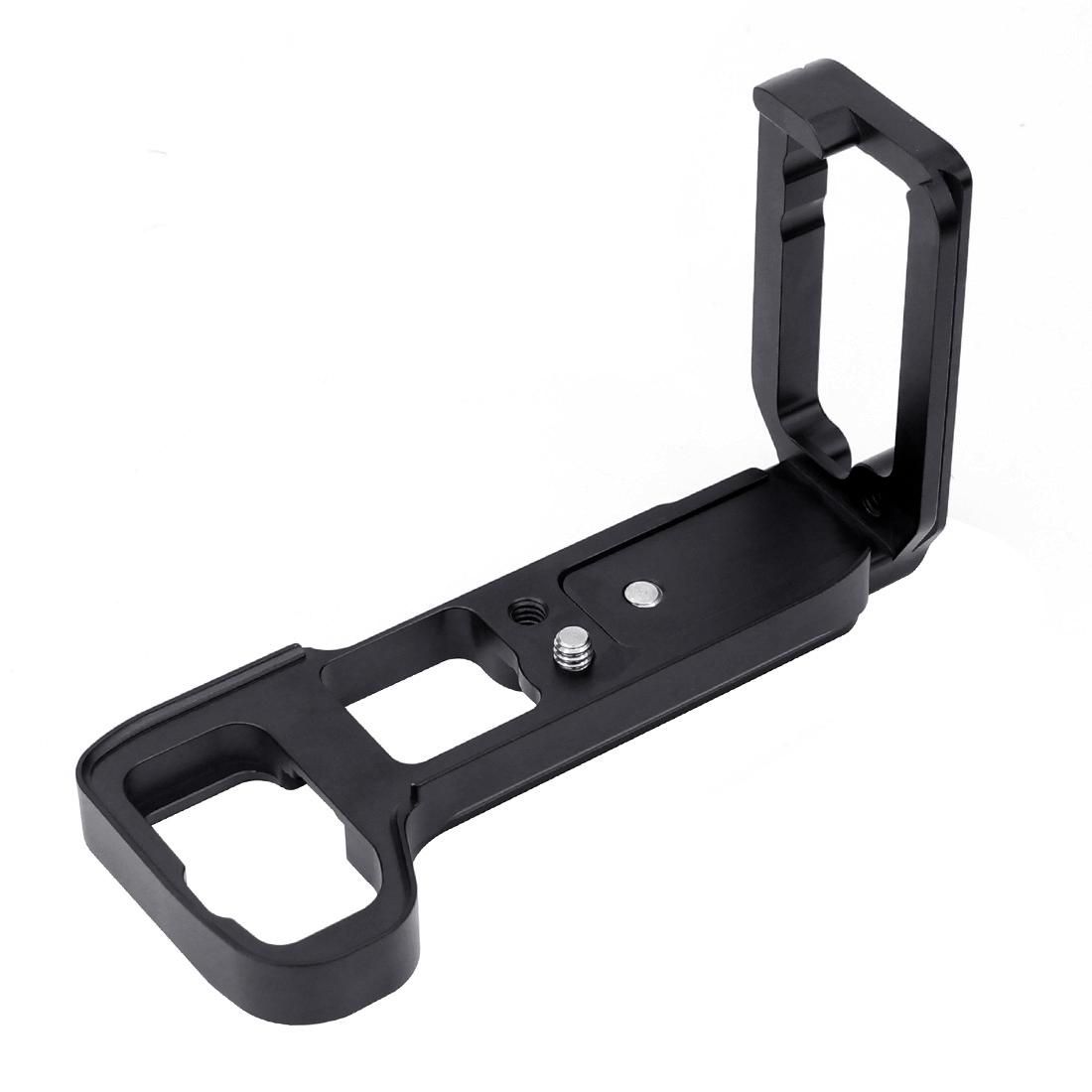 PULUZ 1/4 inch Vertical Shoot Quick Release L Plate Bracket Base Holder for Sony A9  / A7 III/ A7R III (Red)