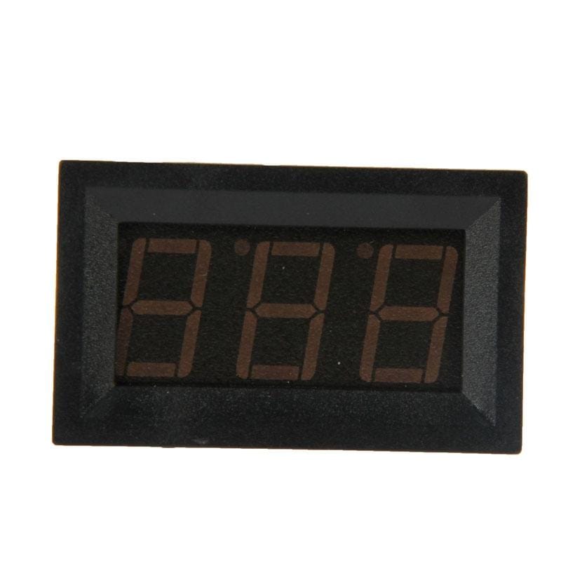 T27 -30-70 Degree Celsius Red Display LED Digital DC Power Supply Thermometer (Style1)