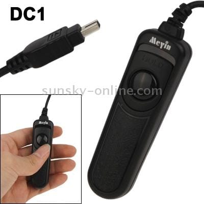 Meyin RS-801/DC1 Remote Switch Shutter Release Cord for Nikon DSLR D80,D70s (Black)