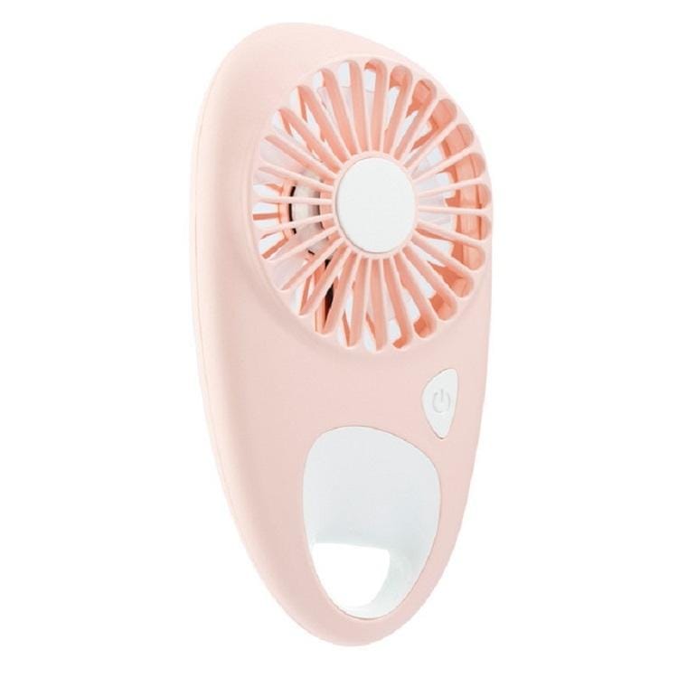 Portable Mini USB Rechargeable Fan Ventilation Air Conditioning Fan For Outdoor Travel (Pink)