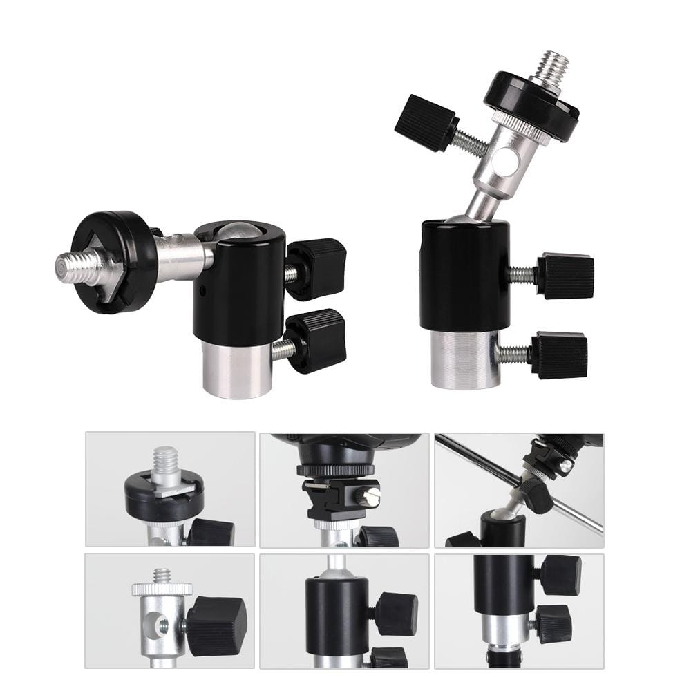 D Type Multifunctional Flash Light Stand Umbrella Bracket, Max Load: 2kg