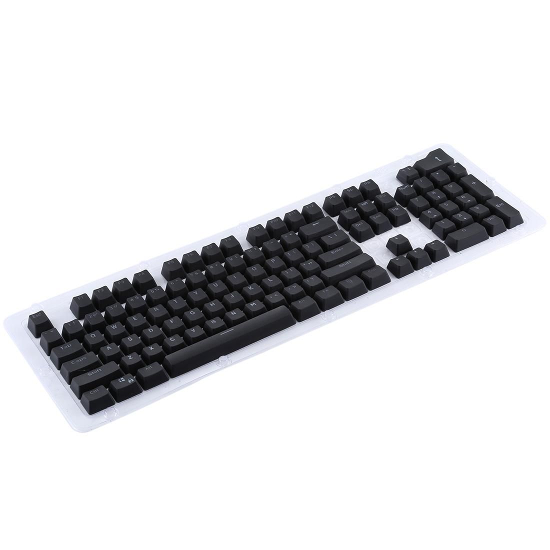 104 Keys Double Shot PBT Backlit Keycaps for Mechanical Keyboard (Grey)